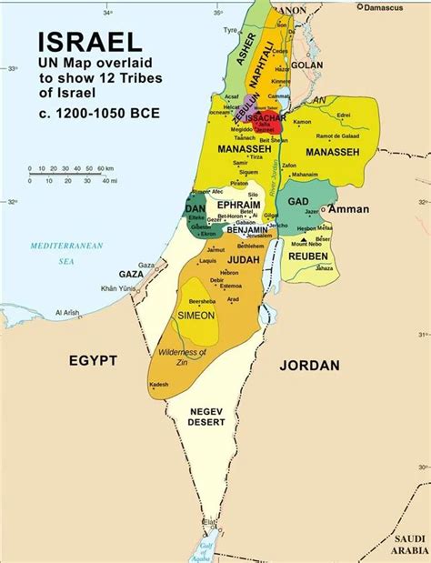 Map Of Ancient Israel Tribes The World Map | Hot Sex Picture