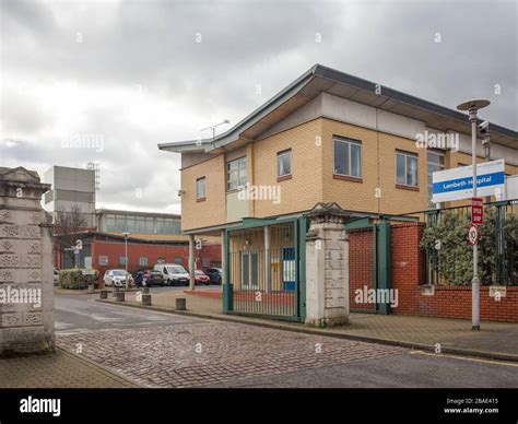 LONDON- Lambeth Hospital sign, a psychiatric hospital in south west ...