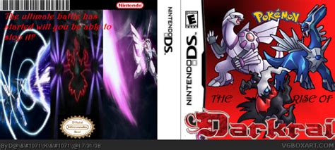 Pokemon: The Rise Of Darkrai Nintendo DS Box Art Cover by D@ЯKЯ@I