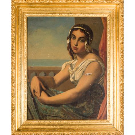 Unknown Neoclassical-Style Mediterranean Portrait - Blue - PNT21098 ...