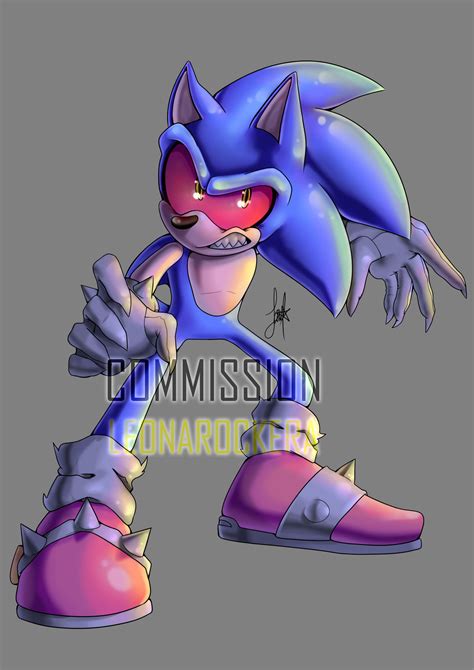 .:COMMISSION:. Zombot Sonic by leonarockera on DeviantArt