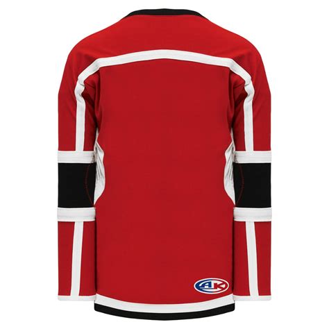 H7000-414 Red/Black/White League Style Blank Hockey Jerseys – BlankHockeyJerseys.com