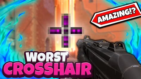 The WORST Valorant Crosshair! - YouTube