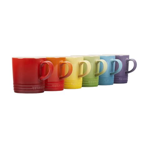 Le Creuset Set of 6 London Mugs - Multi-Color