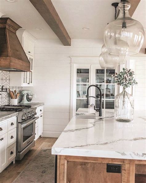 Cozy wood countertops bc for your home | Modern farmhouse kitchens, Rustic farmhouse kitchen ...