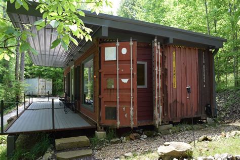 Shipping Container Cabin - Cottages for Rent in Slade, Kentucky, United States | Shipping ...