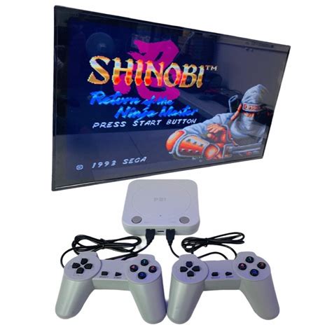 PS1 Mini TV Console 10K+ Games w/2 Arcade Sticks