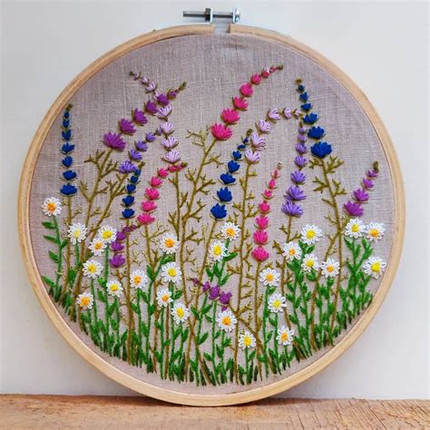 #Wildflower | Hand embroidery art, Flower embroidery designs, Embroidery inspiration