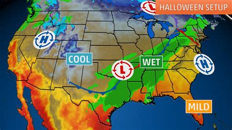 Halloween Weather Forecast: Wet Conditions From Texas To Ohio Valley ...