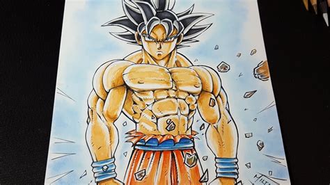 Dragon Ball Goku Ultra Instinct Drawing