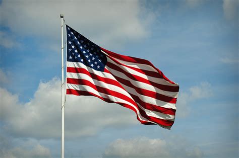 American flag on a windy day | Dave Herholz | Flickr