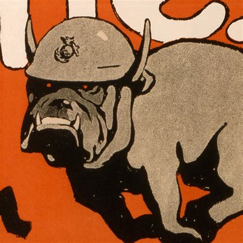 1917 WWI Teufel Hunden U.S. Marines Devil Dog Poster – Franklin Mint