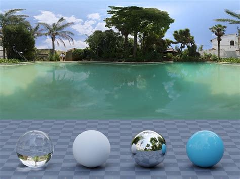 Pool HDRI • Poly Haven