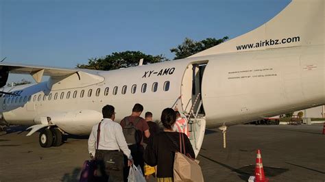 Airplane at Myitkyina airport - YouTube