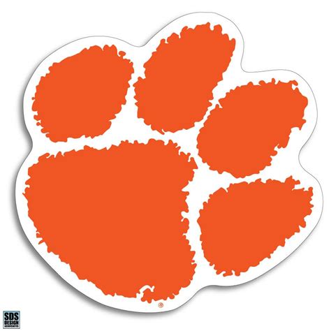 Clemson | Clemson 3" Paw Logo Decal | Alumni Hall