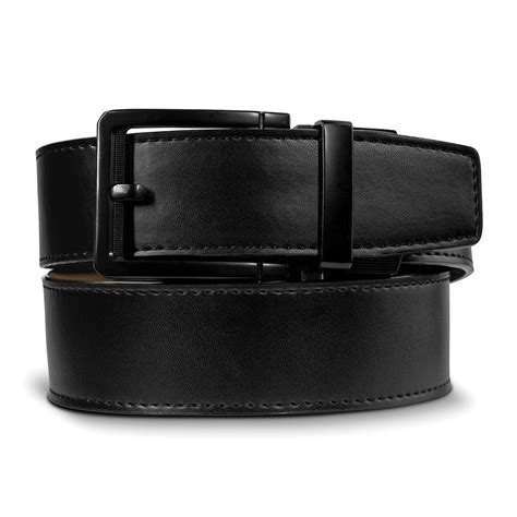 Men's Black Ace Leather Golf Belt by Nexbelt