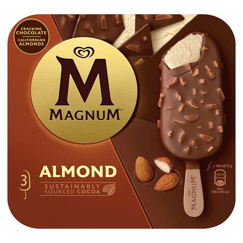 Magnum Almond Ice Cream 3 x 100ml | Magnum ice cream