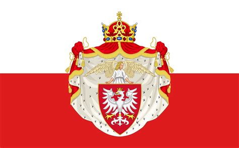 Here is my remade alt history flag for the Kingdom of Poland, now ruled by the Czartoryski ...