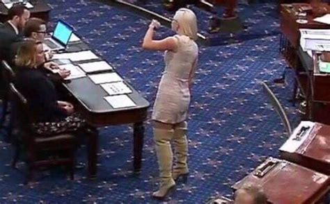 'She Looks Like a Stripper' Dem AZ Senator Kyrsten Sinema Wears a Mini ...