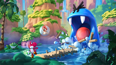 2560x1440 Yoshis Island Remastered Concept Art 1440P Resolution ,HD 4k Wallpapers,Images ...