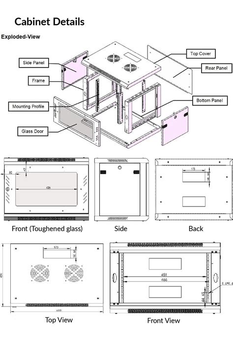 6u Wall Mount Cabinet Dimensions | Cabinets Matttroy