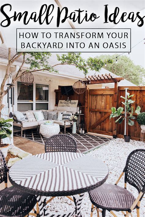 Our Back Porch Oasis + 10 Small Backyard Patio Ideas