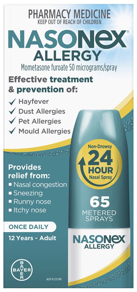 Nasonex Allergy Non-Drowsy 24 Hour Nasal Spray 65 sprays - IGA Superpharm Zillmere