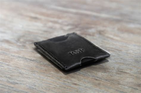 Minimalist Money Clip Wallet [Handmade] [Personalized]