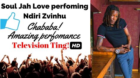 WATCH: Soul Jah Love performing Ndiri zvinhu live - Nehanda TV