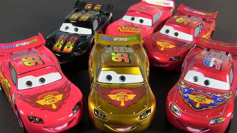 Cars 2 Gold Metallic Finish Lightning McQueen Exclusive Chase Disney-Store Diecast 2013 - YouTube