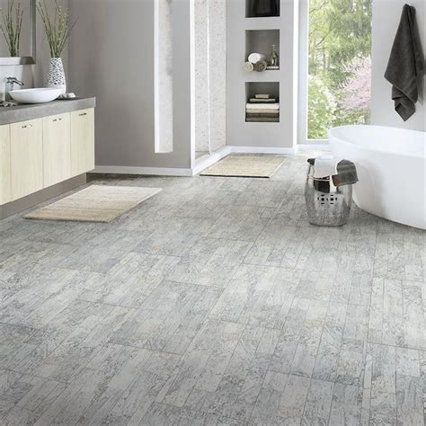 Armstrong Flooring Terraza 12x24 12-in x 24-in Sand Dollar Peel and ...