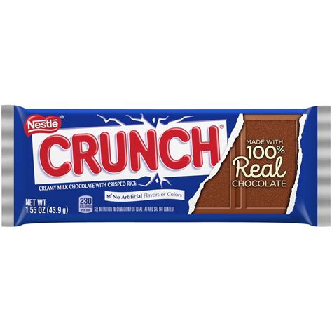 Crunch Chocolate Candy Bar 1.55 Oz 36 Ct - Walmart.com - Walmart.com