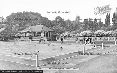 Photo of Market Drayton, The Swimming Pool c.1965