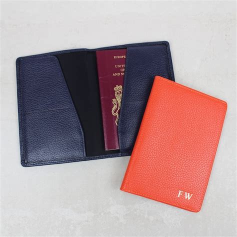 Leather Passport Cover - Etsy