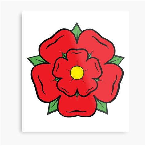 Lancashire Rose Pride Metal Prints | Redbubble