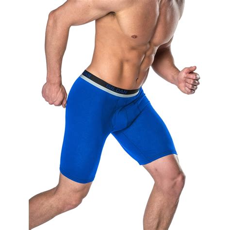 Gildan - Gildan Adult Men's Performance Cotton Long Leg Boxer Briefs, 3-Pack, Sizes S-2XL ...