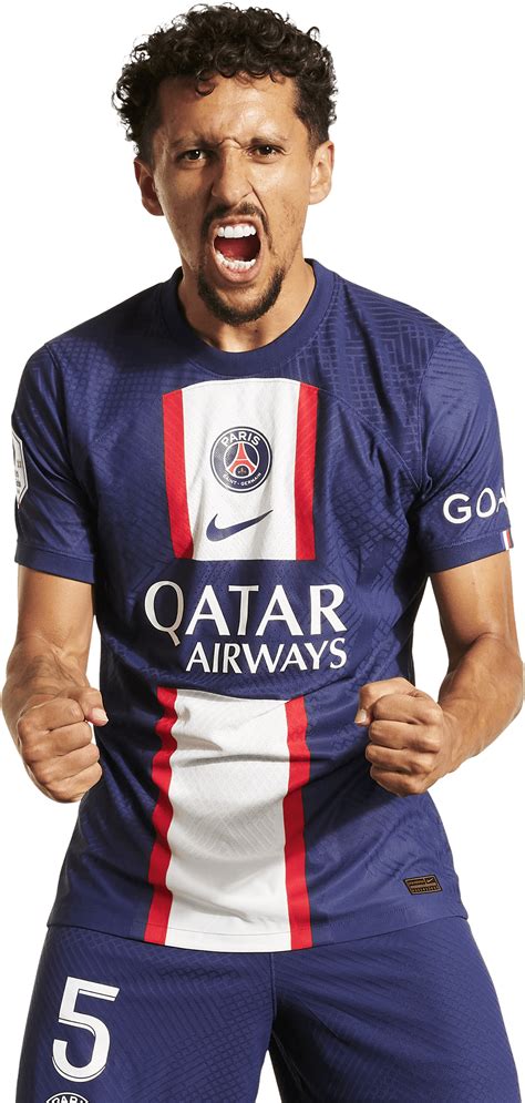 Marquinhos Paris Saint-Germain football render - FootyRenders