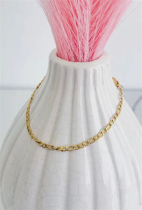 Figaro Gold Chain Bracelet | Backroad Social Trade Co.