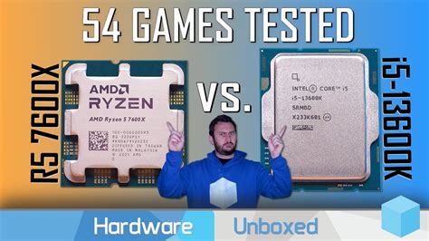 Ryzen 5 7600X vs. Core i5-13600K, 54 Game Benchmark @ 1080p, 1440p & 4K ...