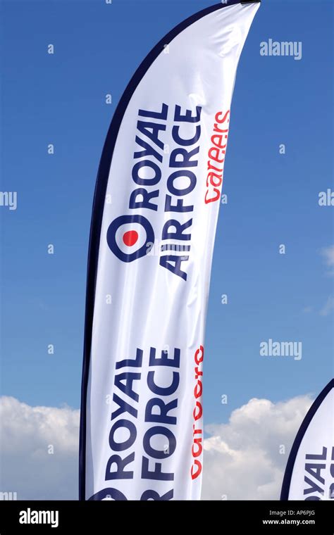 Royal Air Force Recruitment Promotions banner Stock Photo - Alamy