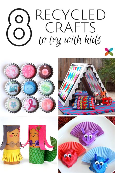 Roundup of recycled crafts - Savvy Sassy Moms | Recycled crafts ...