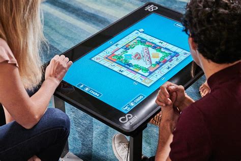 Touchscreen table packs dozens of digital board games and puzzles