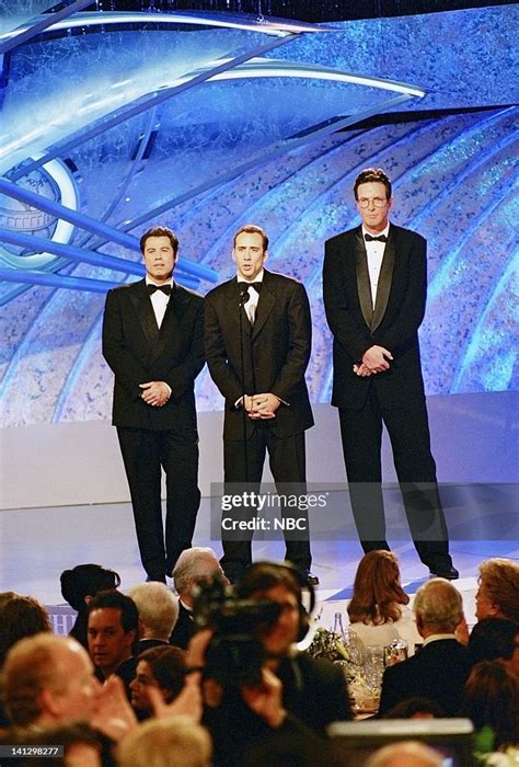 Golden Globe presenters John Travolta, Nicholas Cage, Michael... News ...