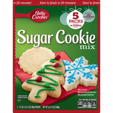 Betty Crocker Sugar Cookie Mix, 5 Pack (5 each) - Instacart