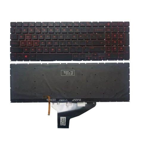 HP Omen Series 15-DH 15-DC All Series Black and White Backlit Keyboard US Version | Lazada