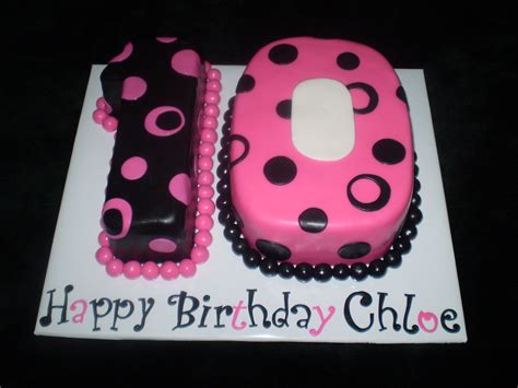 Spoted Number Ten / 10 Cake — Birthday Cakes | 10 birthday cake, 10th birthday cakes for girls ...