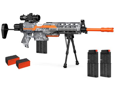 Semour Toy Guns Automatic Sniper Gun With Bullets Toys For Boys Kids Age 6-12, Christmas ...