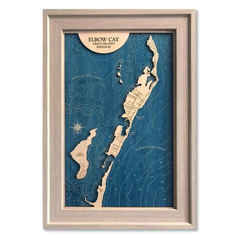 Elbow Cay Bahamas Wood Map | Wooden Maps | thirtyAXIS | Wood map, Lake ...