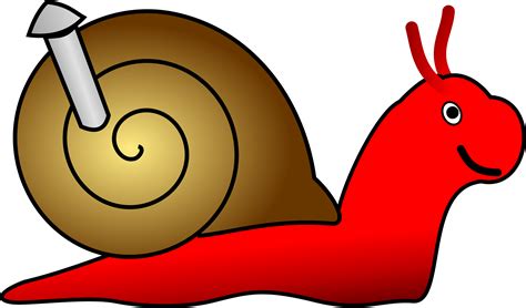 Clipart - Snail