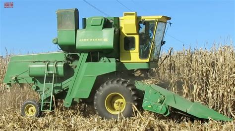 JOHN DEERE 105 Combine Harvesting Corn - Mindovermetal English